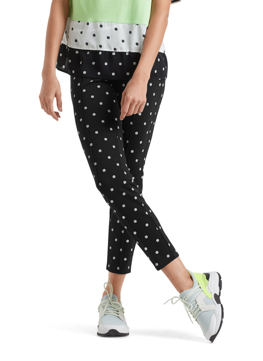 Панталон с Polka Dots принт Marc Cain Sports
