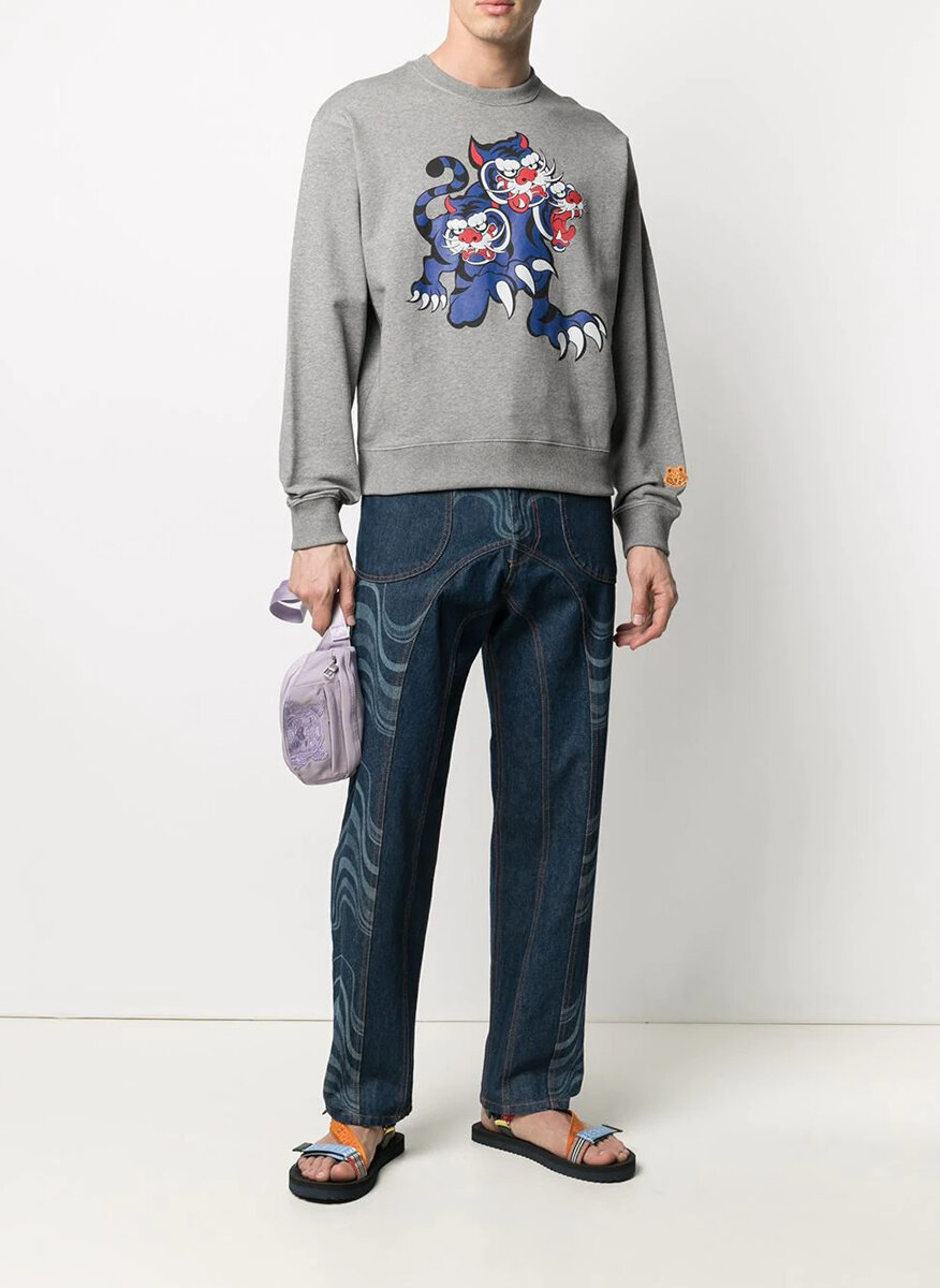 Памучен суичър Kenzo