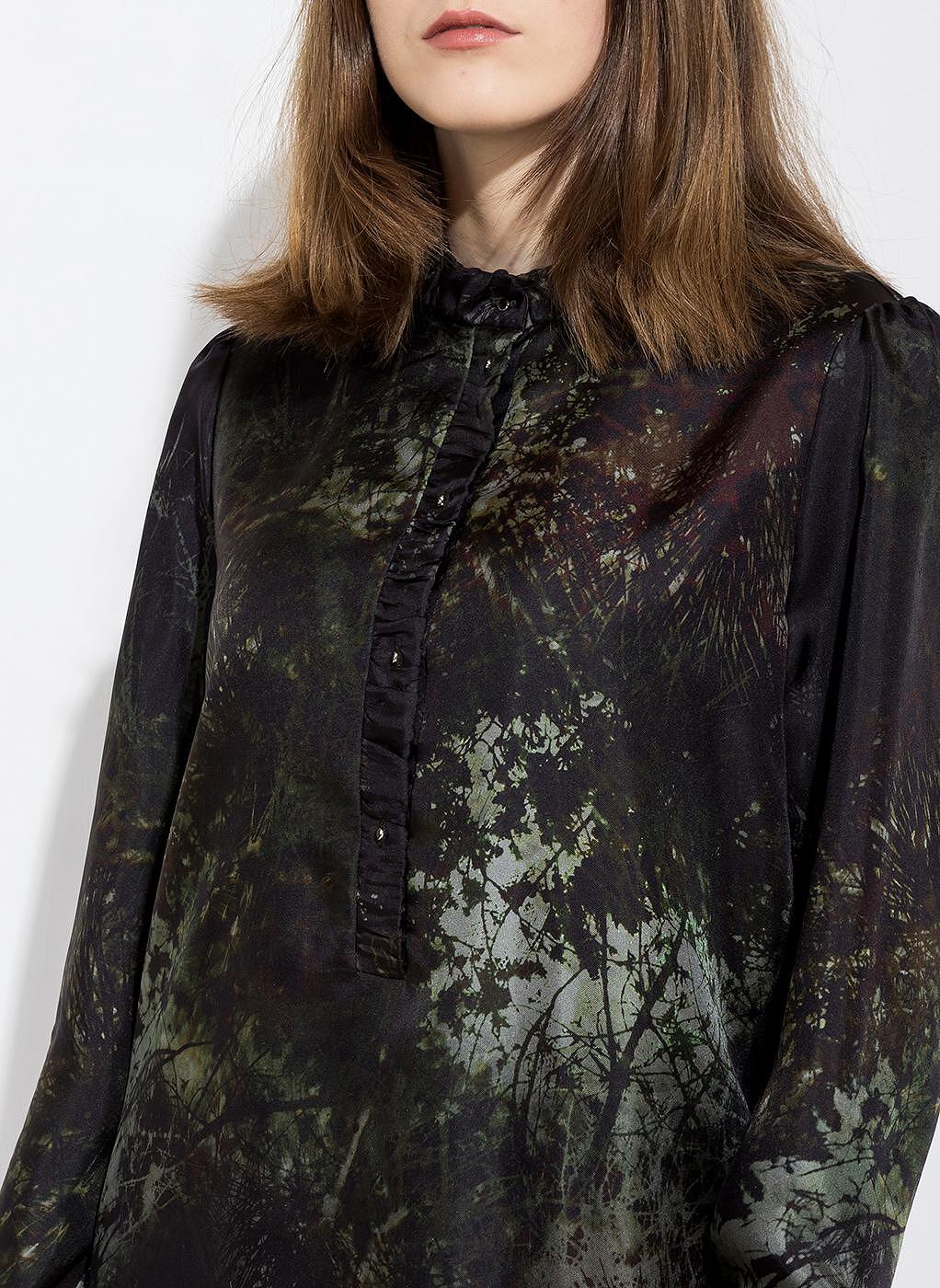 Рокля с принт Marc Cain Collections
