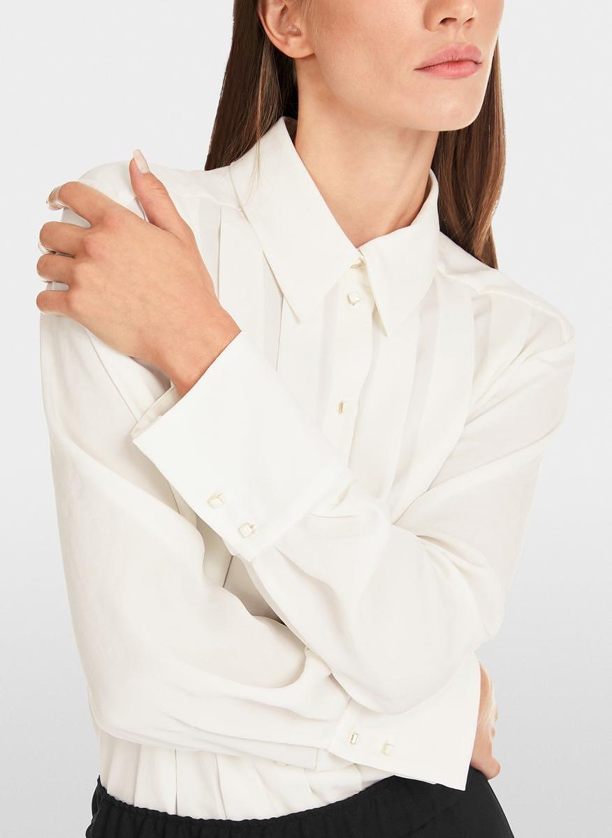 Риза с плисиран мотив Marc Cain Collections