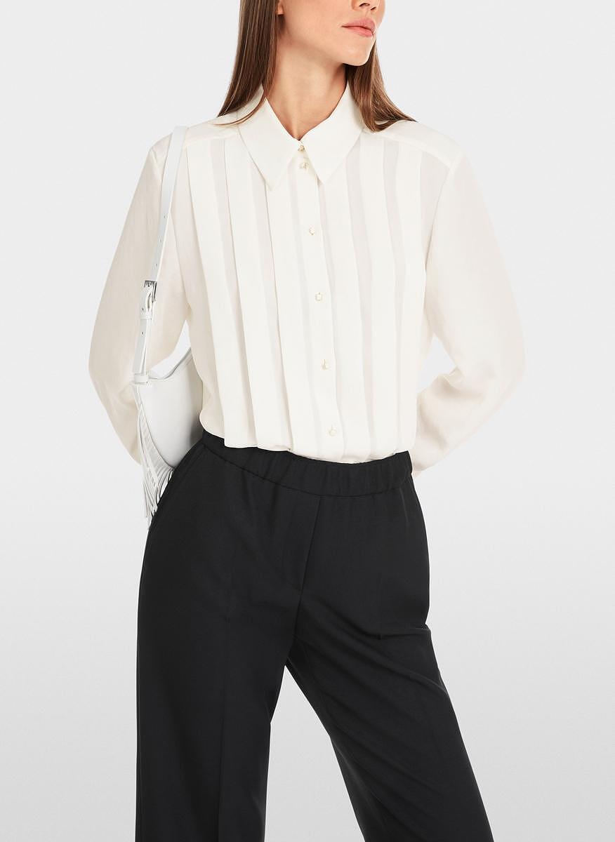 Риза с плисиран мотив Marc Cain Collections