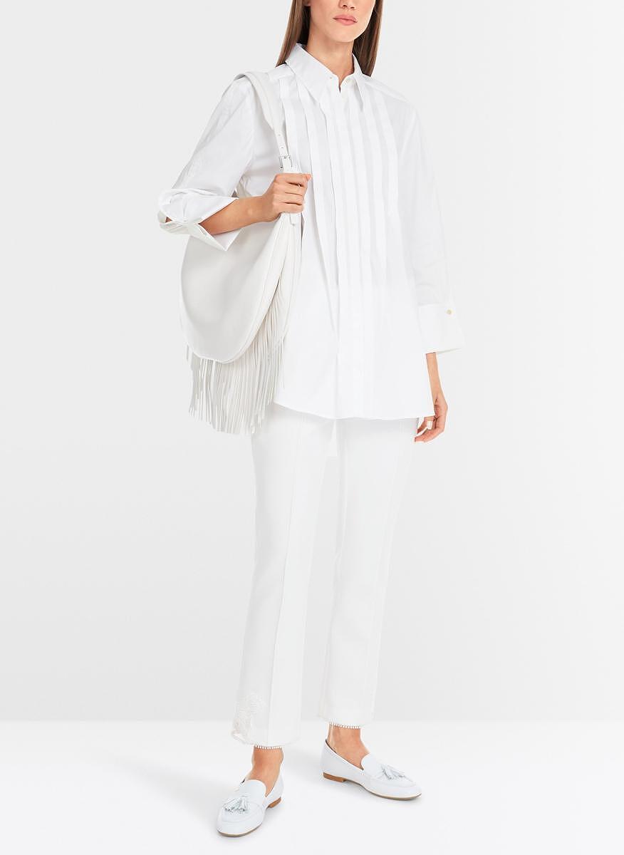 Риза с плисиран мотив Marc Cain Collections