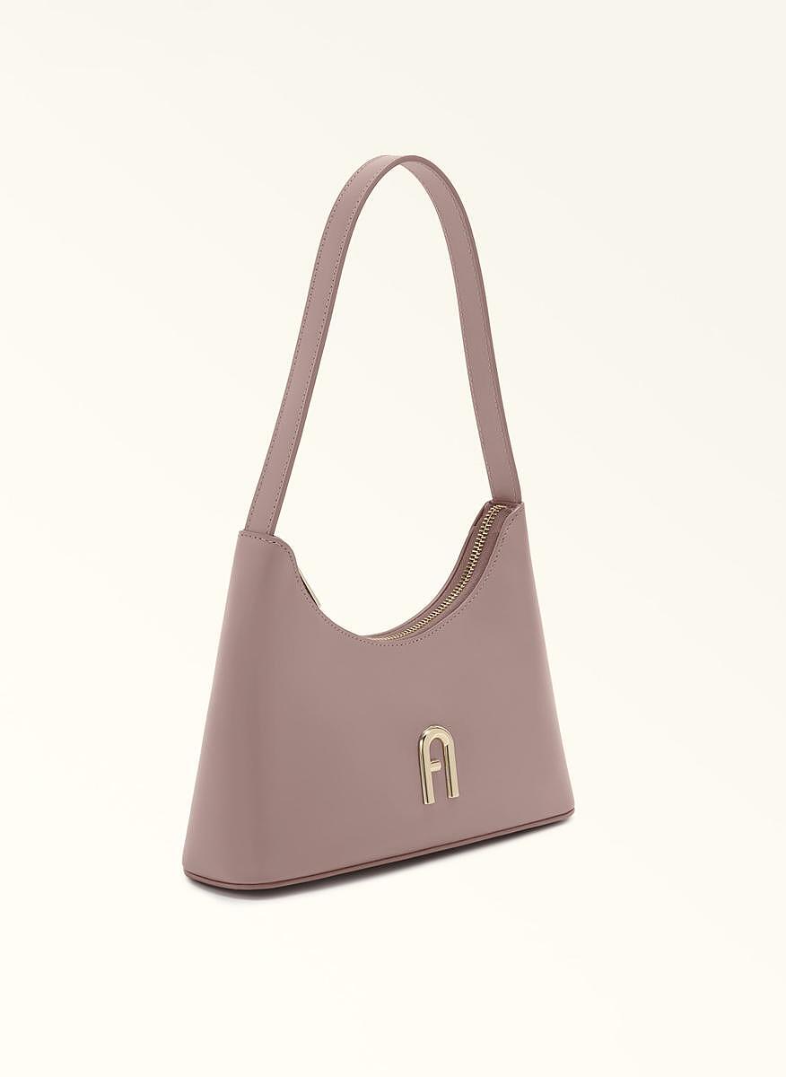Мини чанта Furla Diamante Mauve