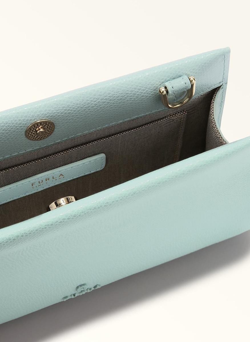 Мини чанта Crossbody Furla Myfurla Acquamarina