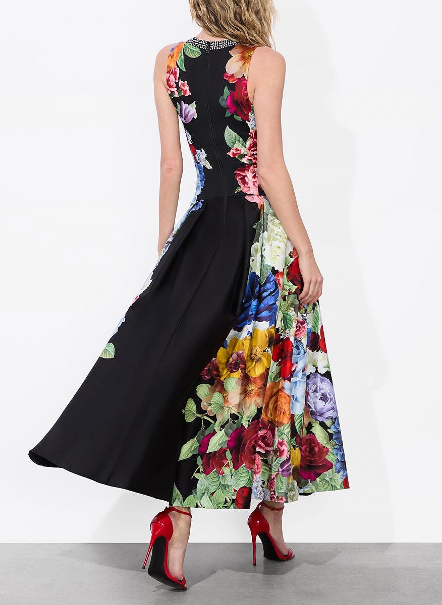 Дълга рокля с флорален принт 'Adley' Alice + Olivia