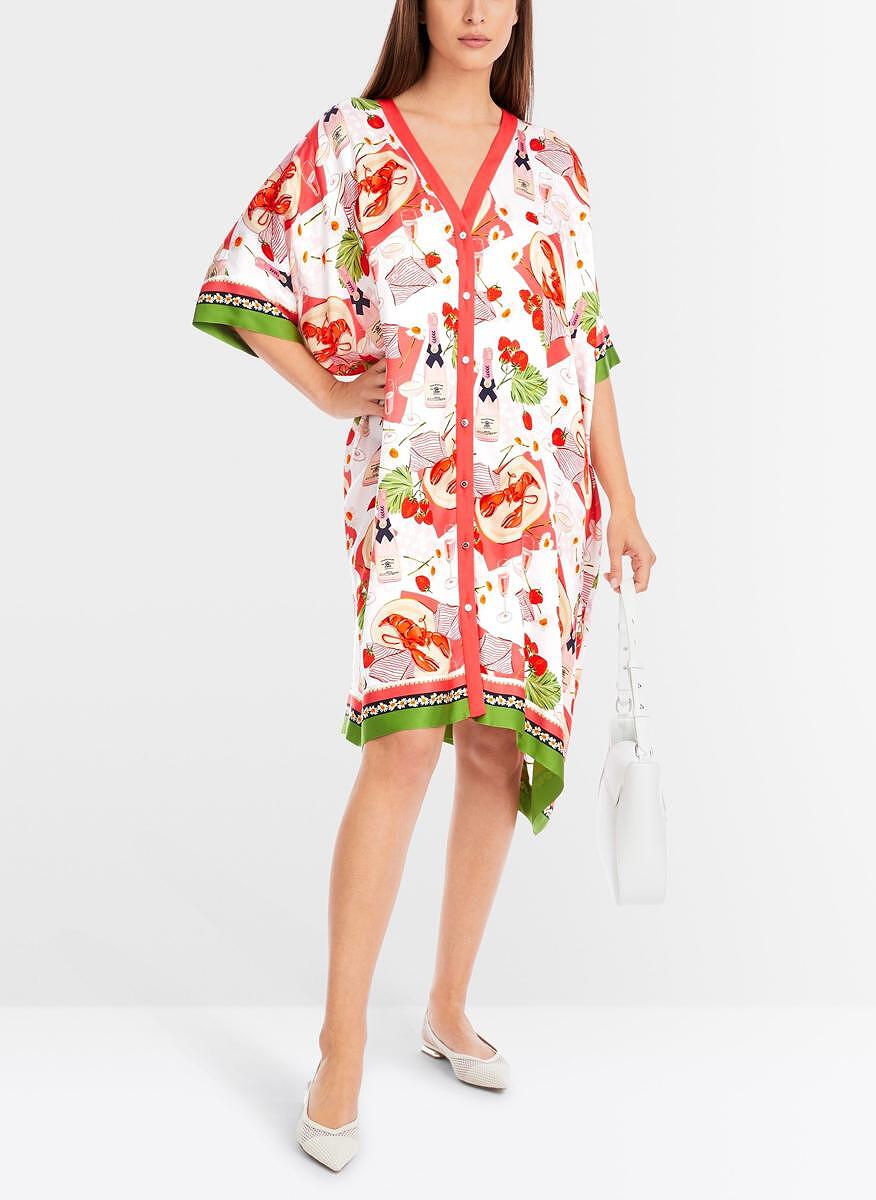 Рокля с принт 'Caftan style' Marc Cain Additions