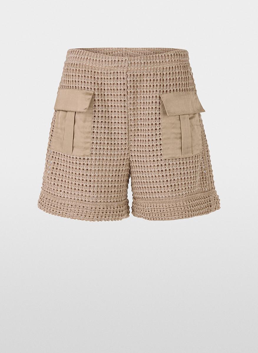 Къс панталон със сатенирани детайли Marc Cain Collections