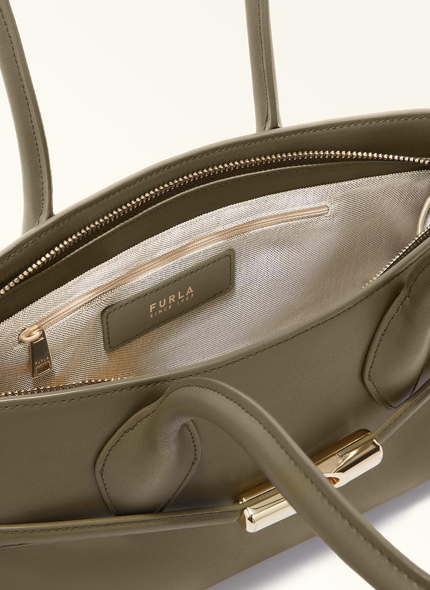 Чанта Furla Goccia Sage