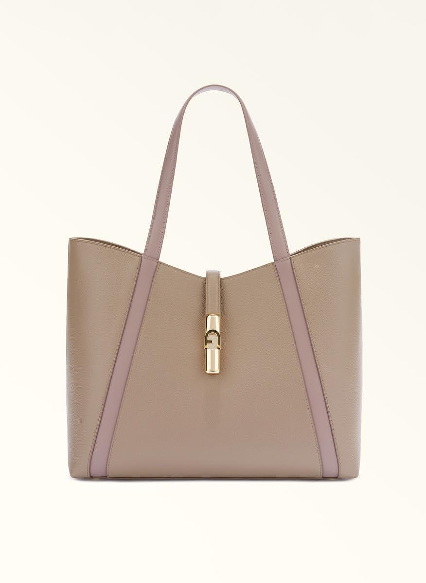Чанта Furla Goccia Stucco Gray Mauve