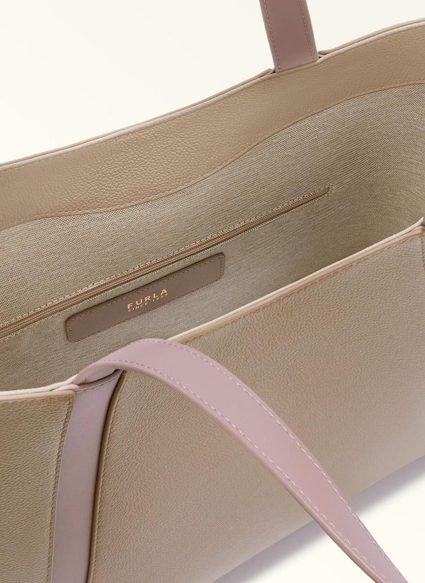 Чанта Furla Goccia Stucco Gray Mauve