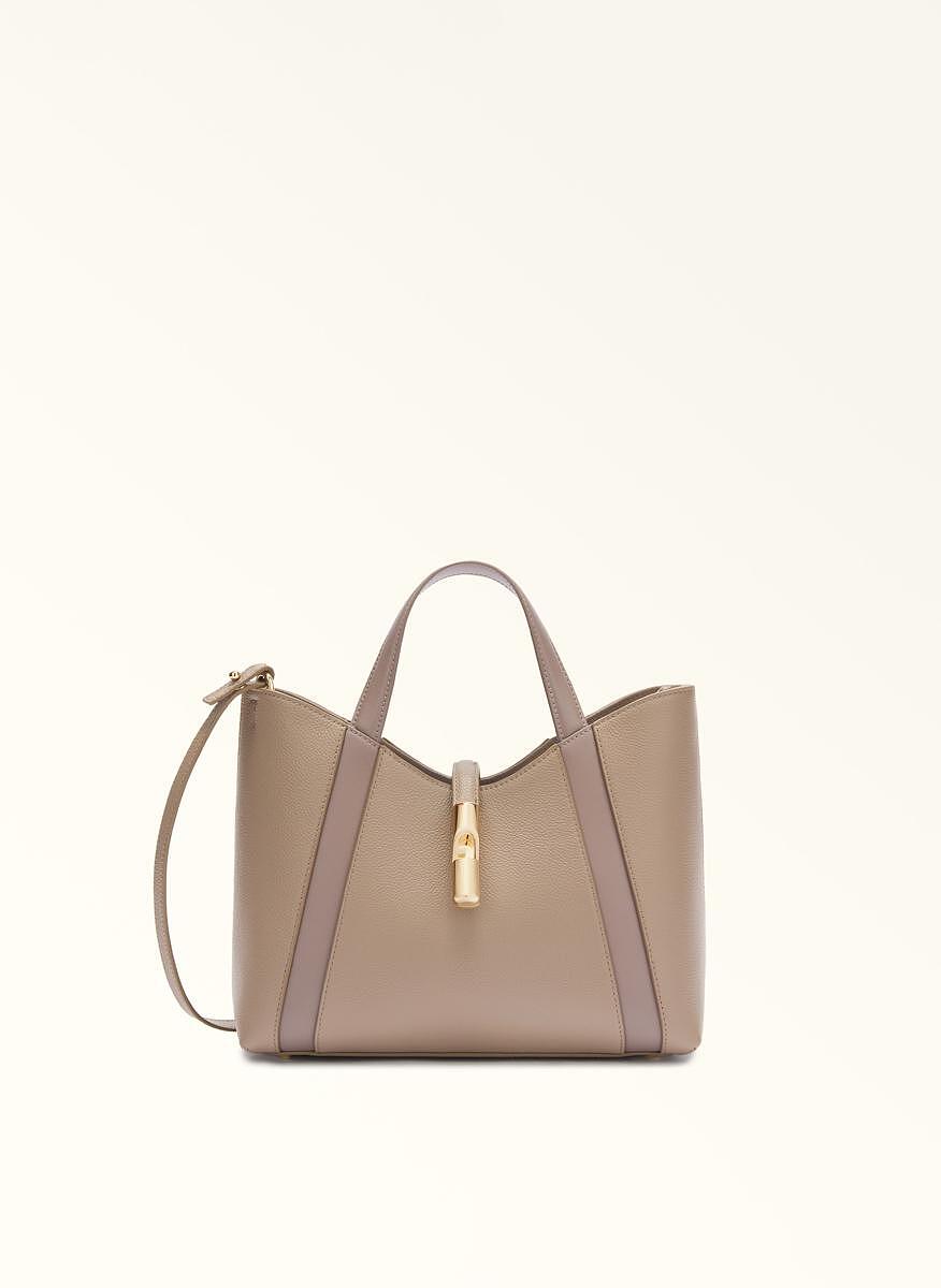 Чанта Furla Goccia Stucco Gray Mauve