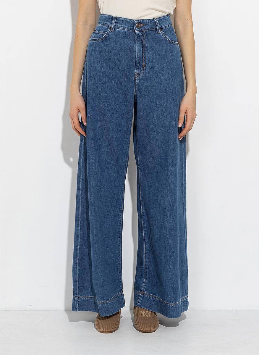 Разкроен деним Weekend Max Mara Vega