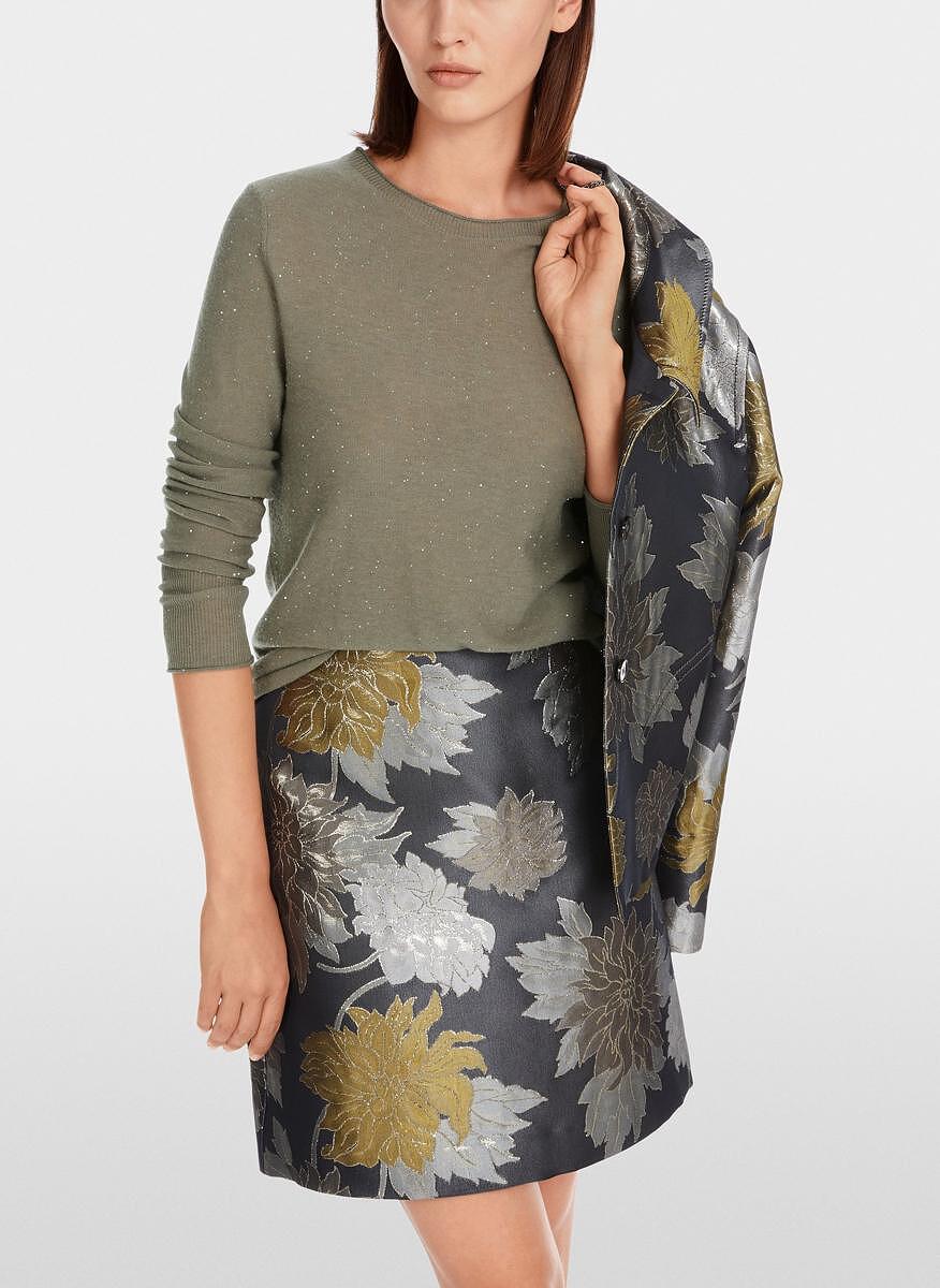 Пуловер от вълна с пайети Marc Cain Collections