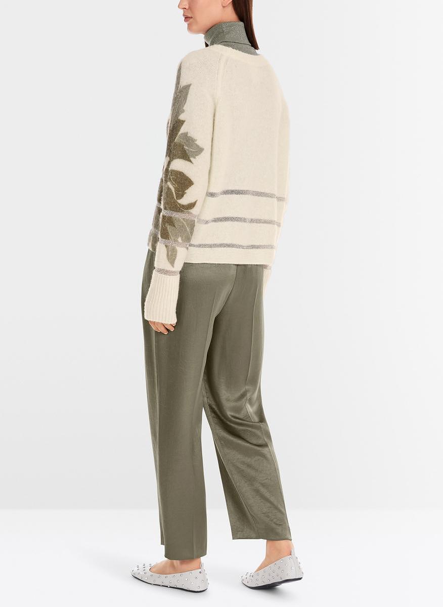 Пуловер с алпака 'Floral' Marc Cain Collections
