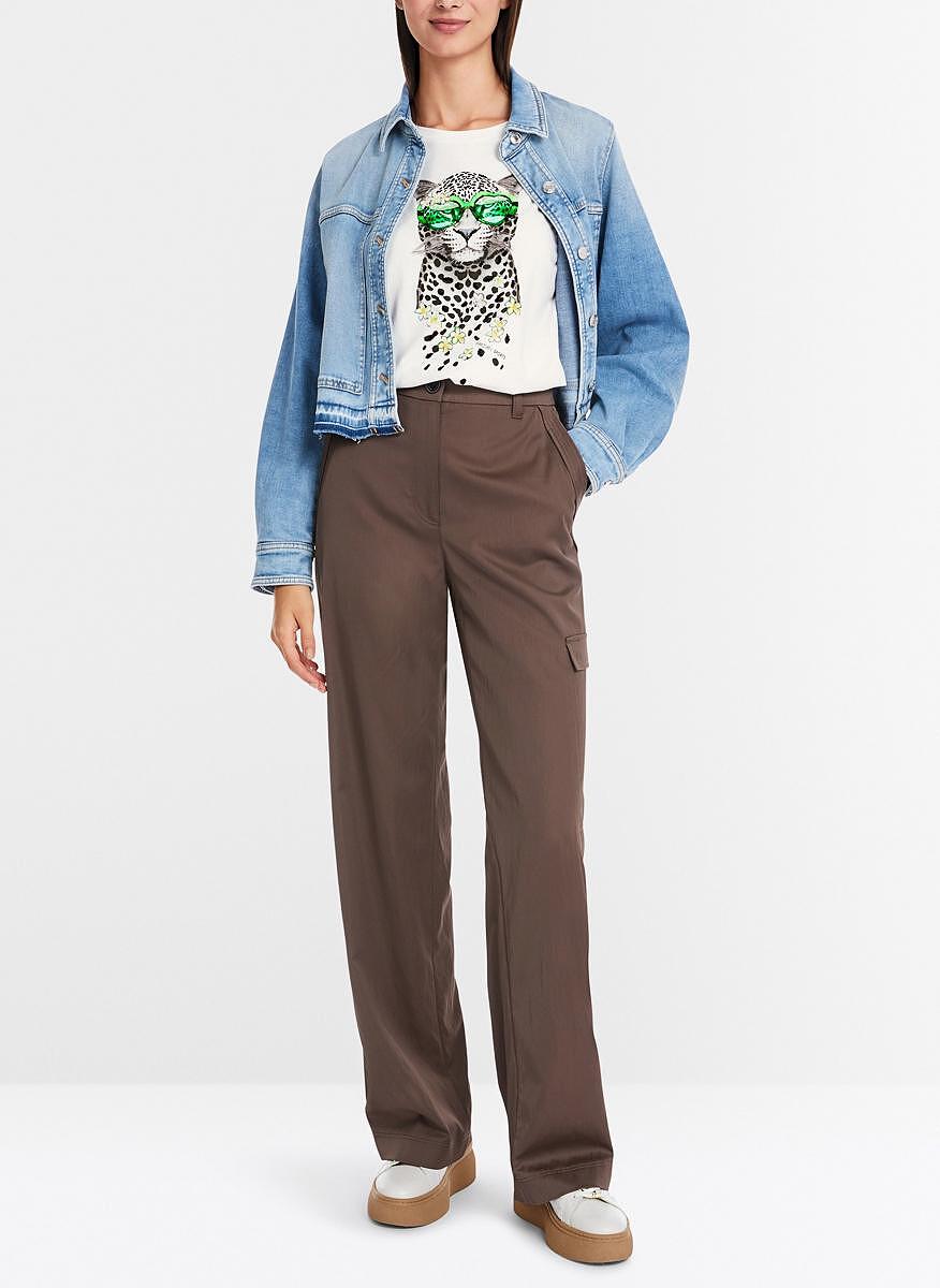 Тишърт с принт 'Fancy look' Marc Cain Sports