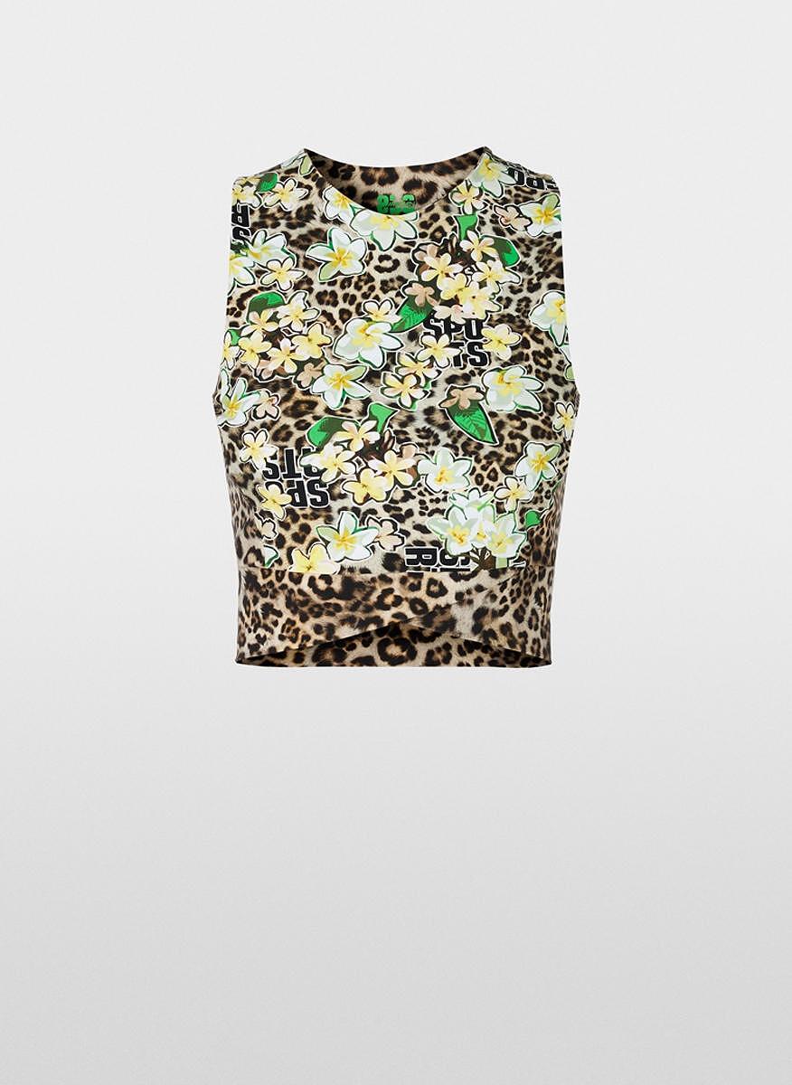 Двулицев топ със скъсена дължина Marc Cain Sports
