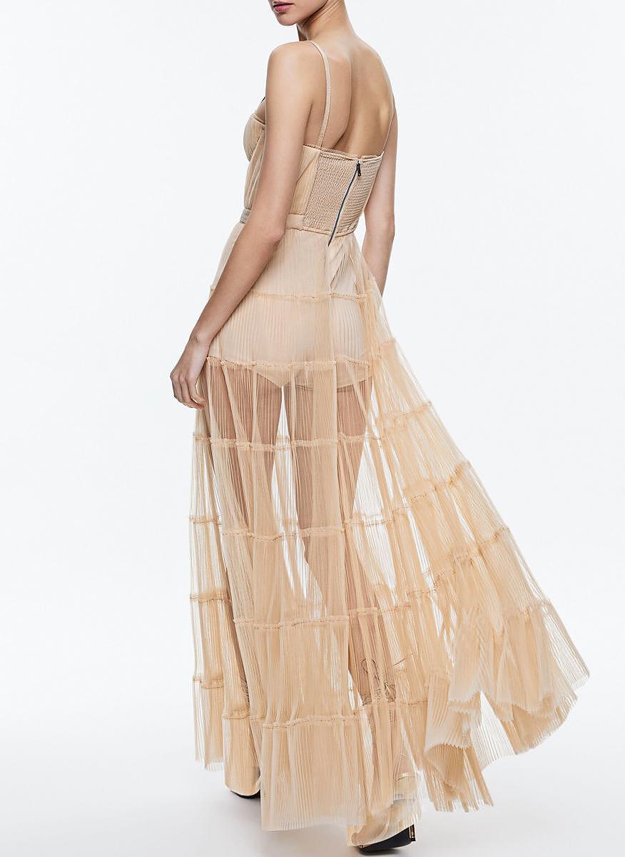 Дълга плисирана рокля 'Deena' Alice + Olivia