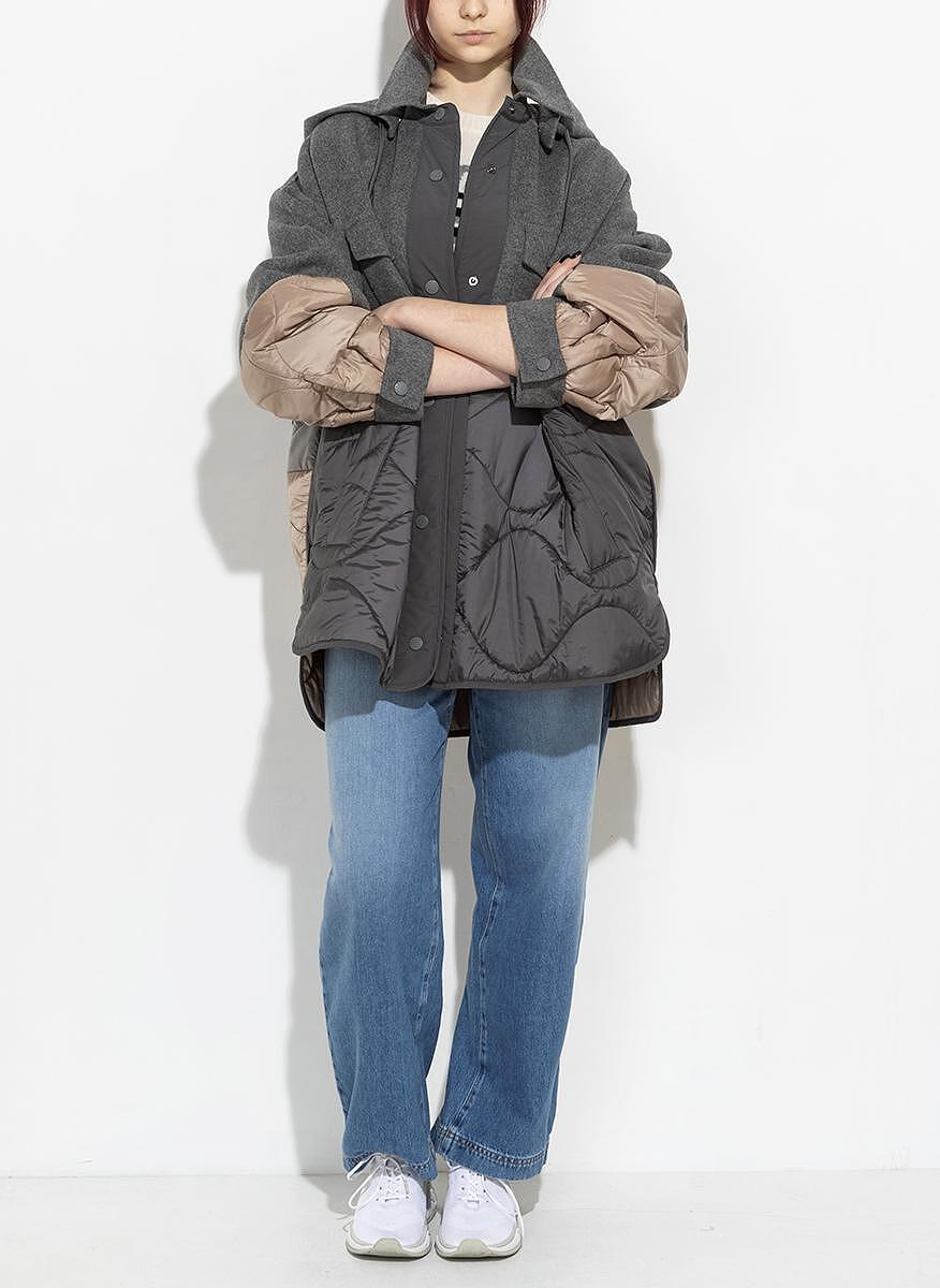 Парка от фина вълна 'Color Block' Weekend Max Mara Ossola