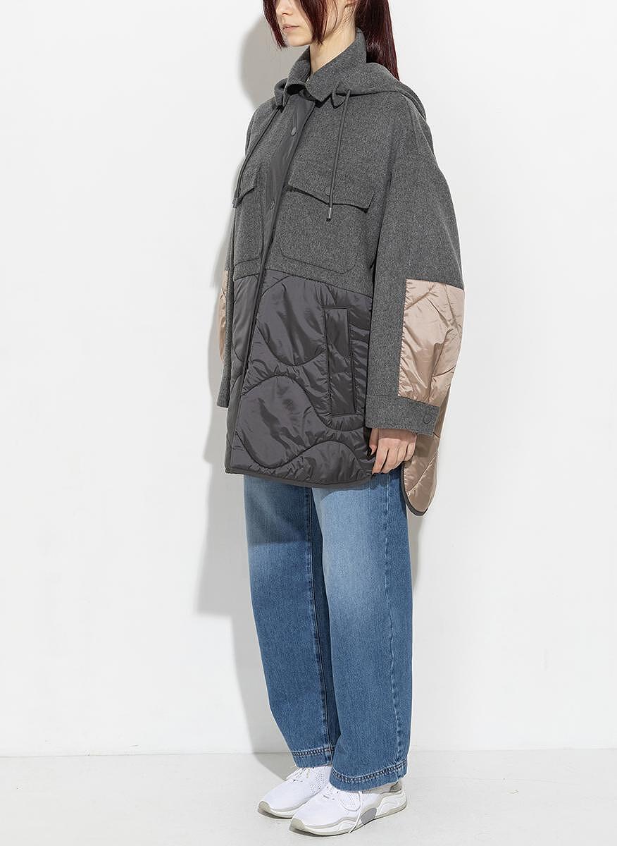 Парка от фина вълна 'Color Block' Weekend Max Mara Ossola