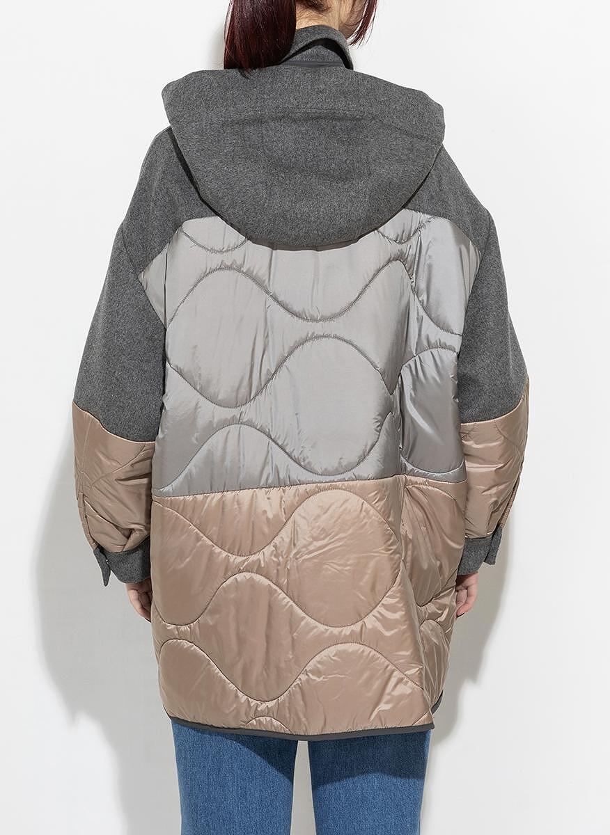 Парка от фина вълна 'Color Block' Weekend Max Mara Ossola