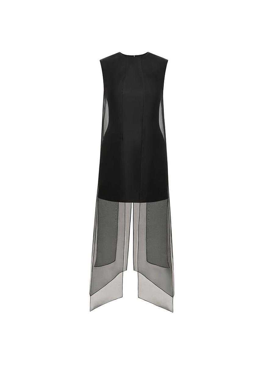 Мини рокля от фина вълна 'Airy Layers' Materiel