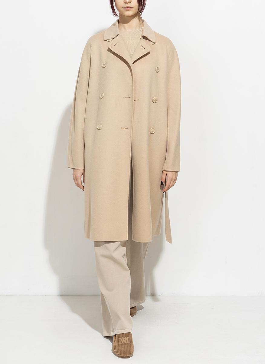 Палто от фина вълна Weekend Max Mara Avenue