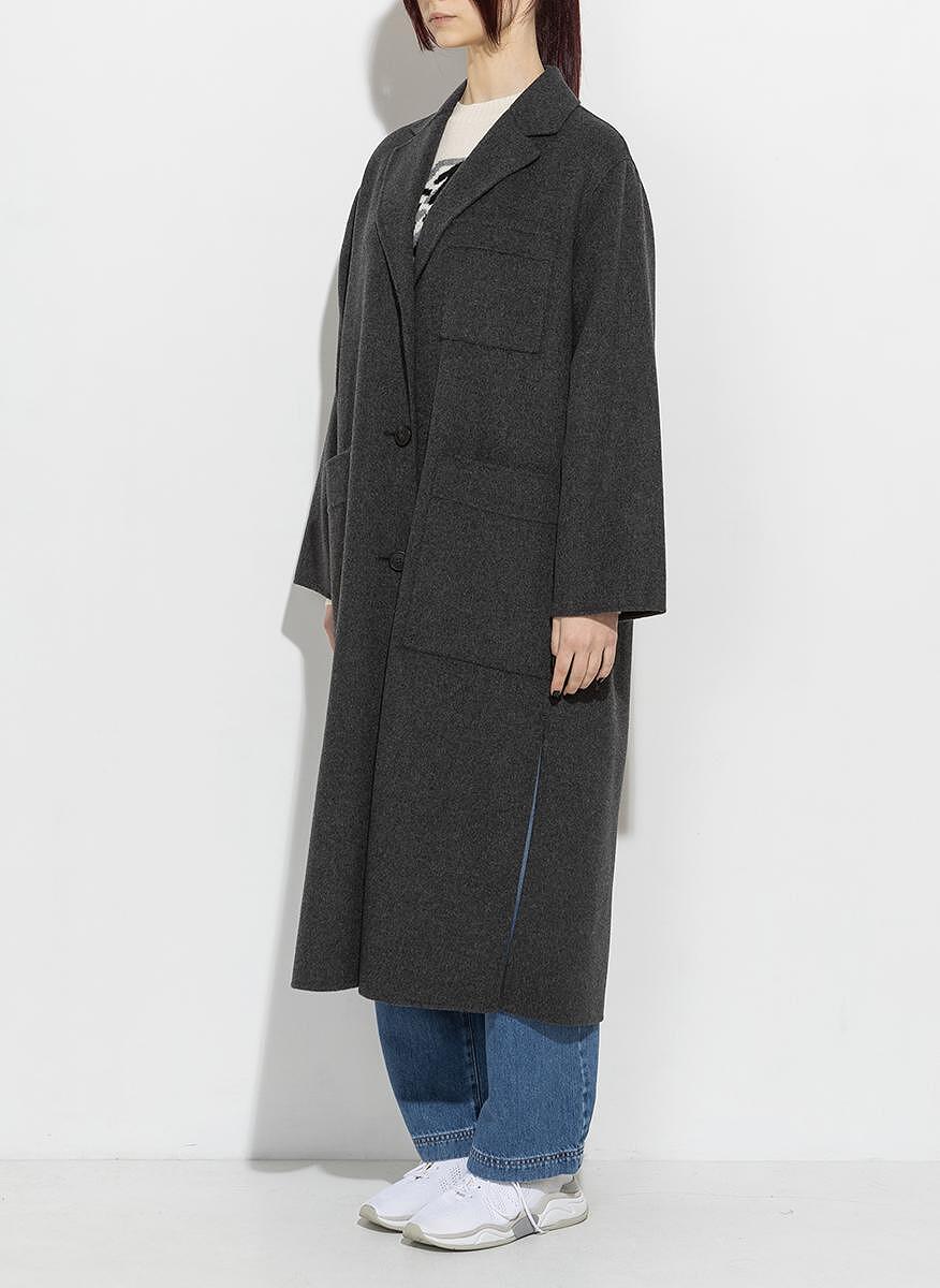 Палто от фина вълна Weekend Max Mara Calosce