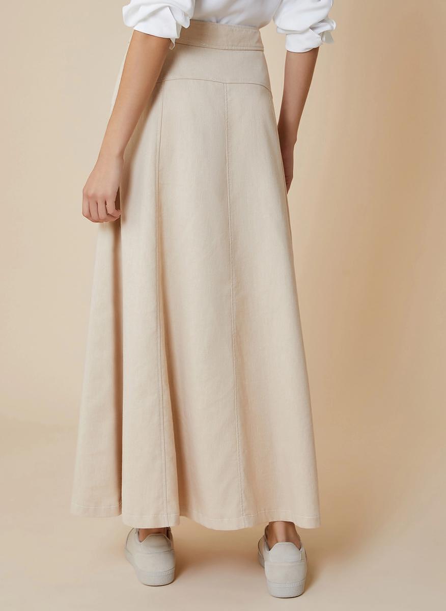 Макси пола с лен Pennyblack Ariccia