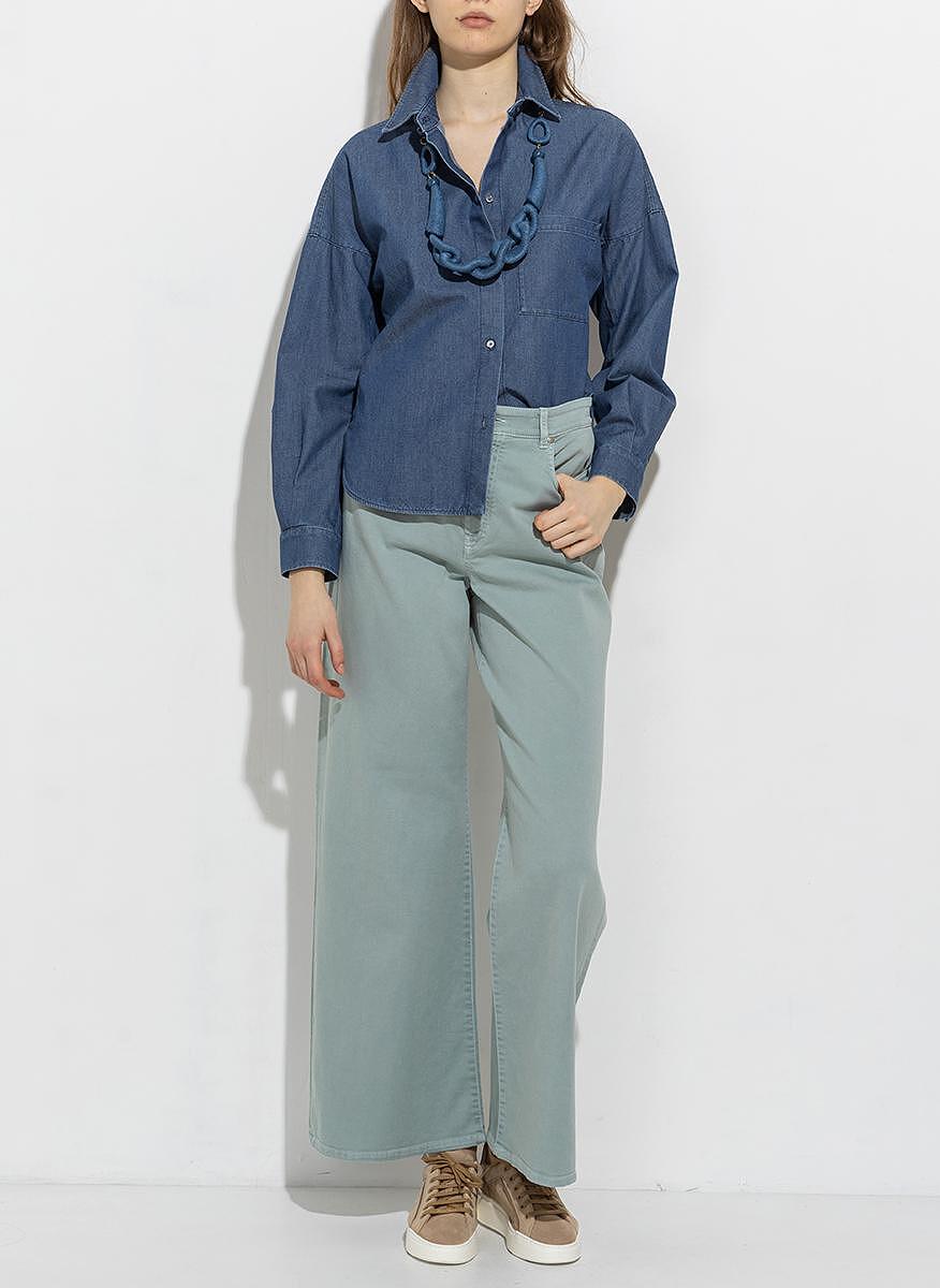 Риза 'Denim look' Weekend Max Mara Netarre