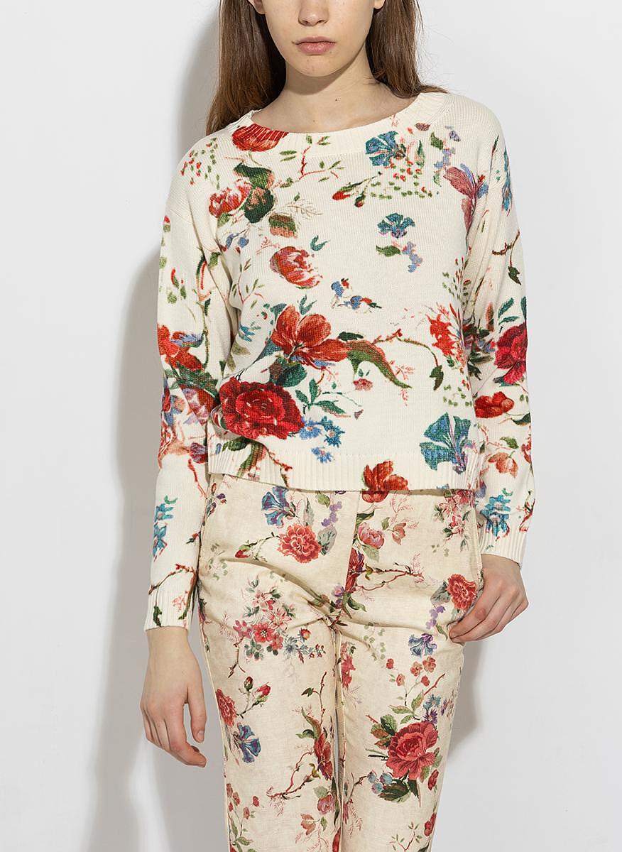 Пуловер с принт Weekend Max Mara Denis