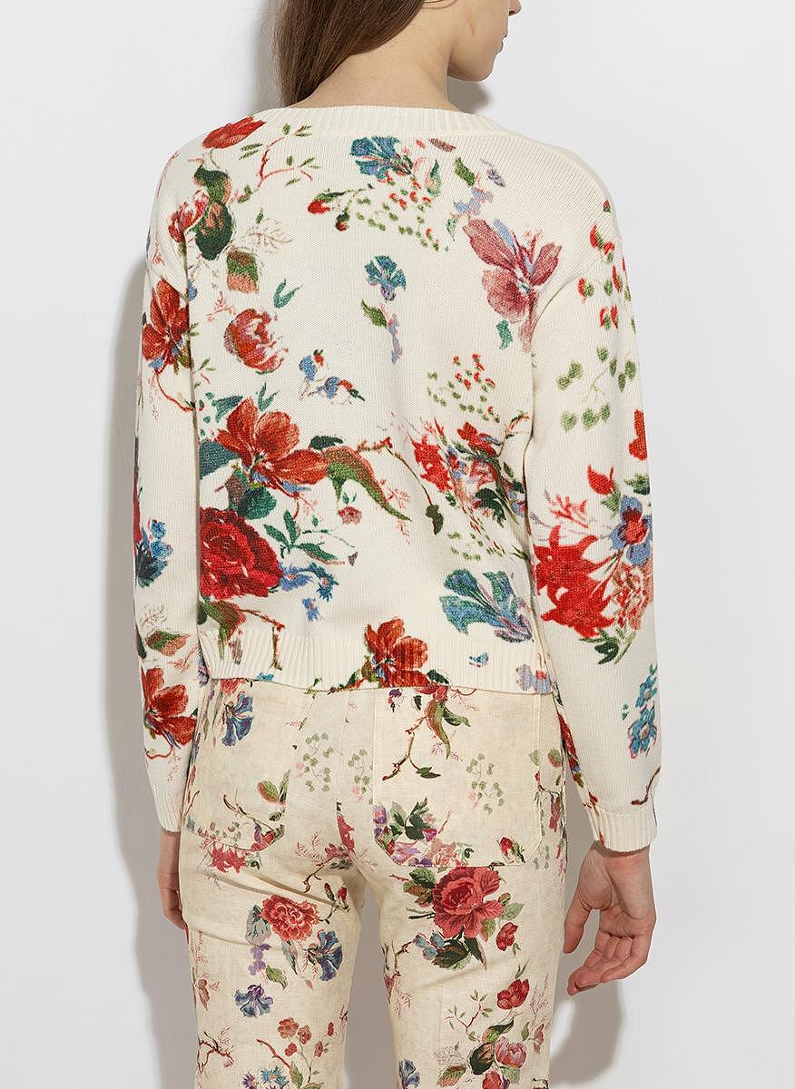 Пуловер с принт Weekend Max Mara Denis
