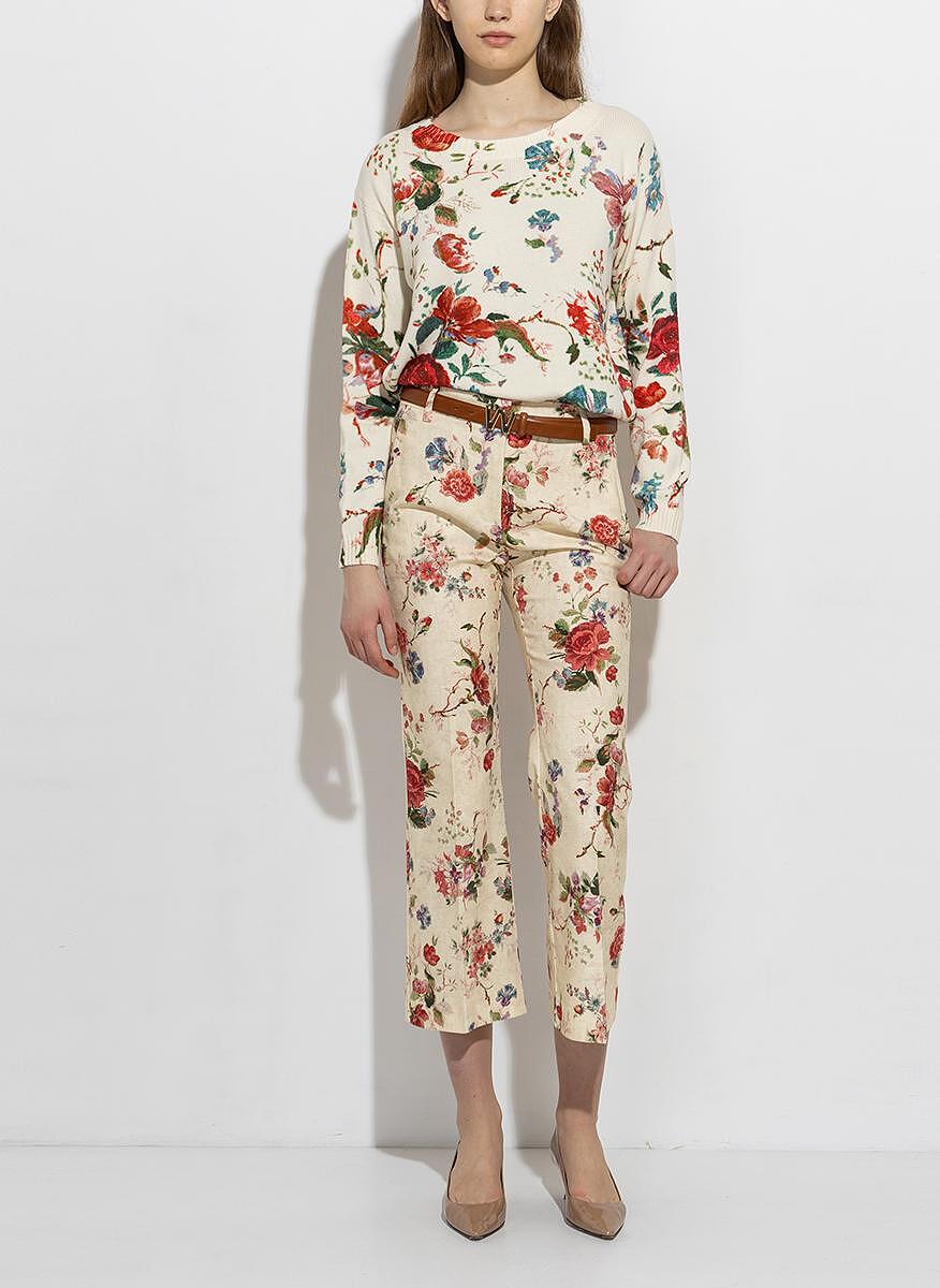 Пуловер с принт Weekend Max Mara Denis