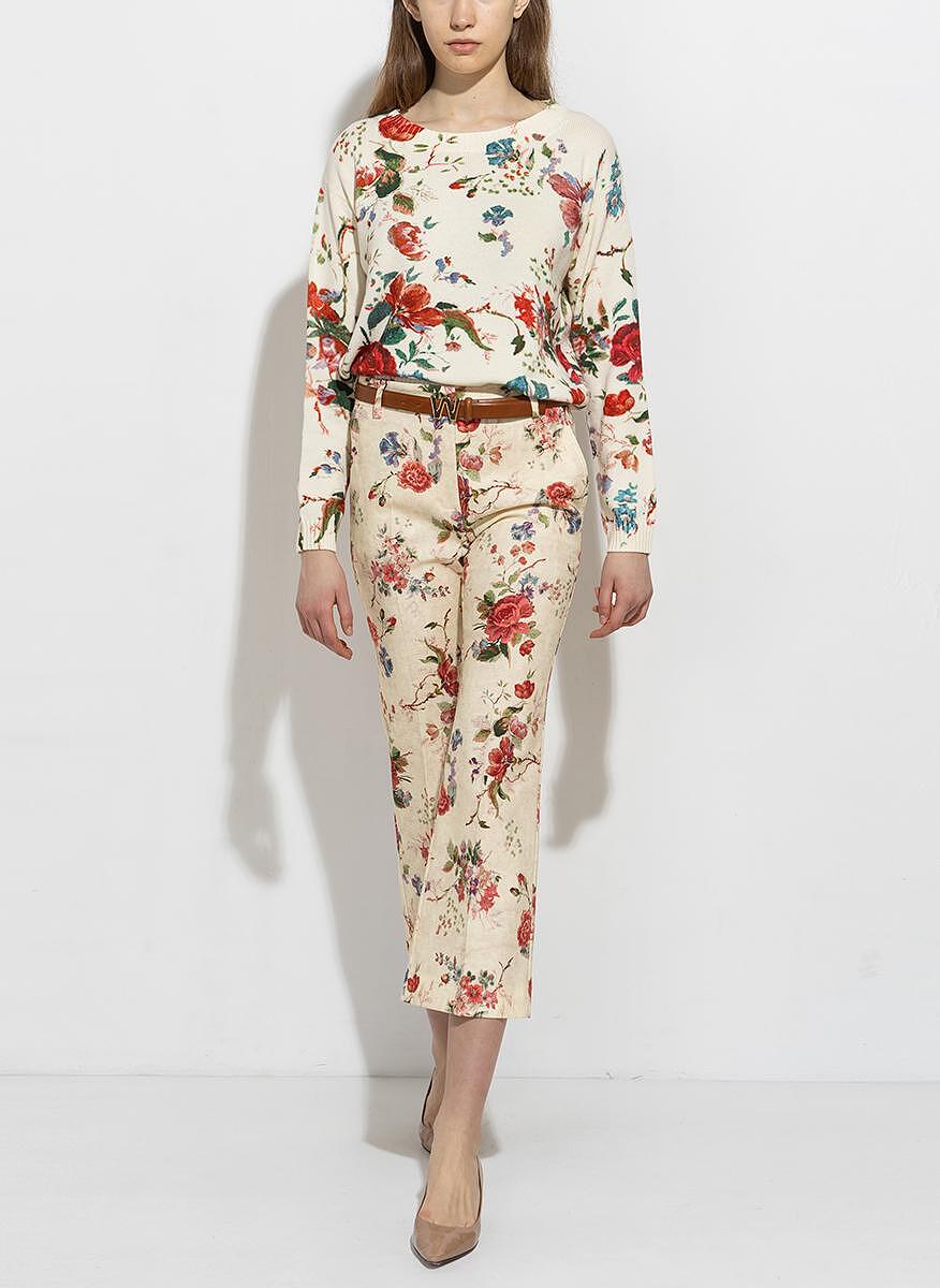 Пуловер с принт Weekend Max Mara Denis