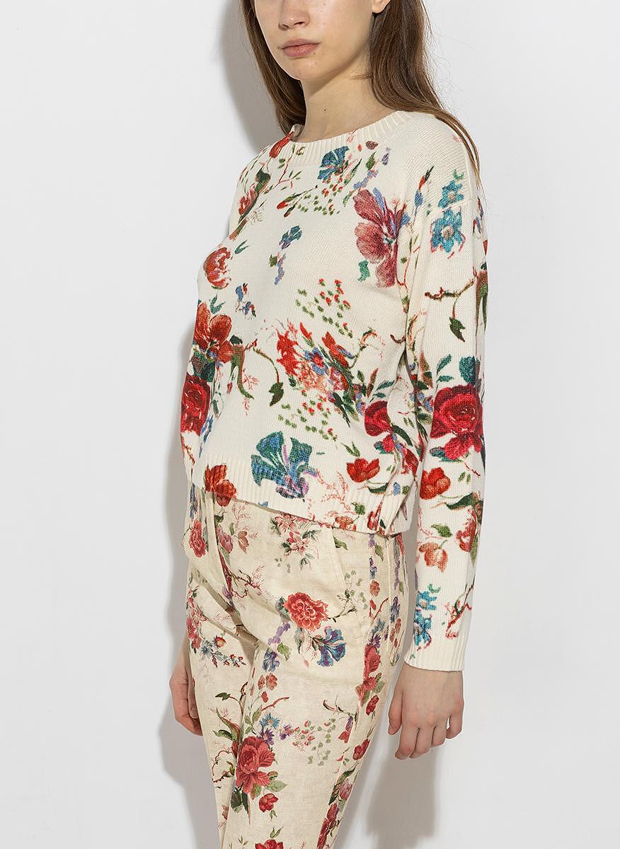 Пуловер с принт Weekend Max Mara Denis