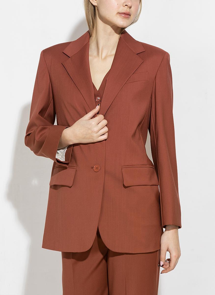 Сако от фина вълна Weekend Max Mara Veber 