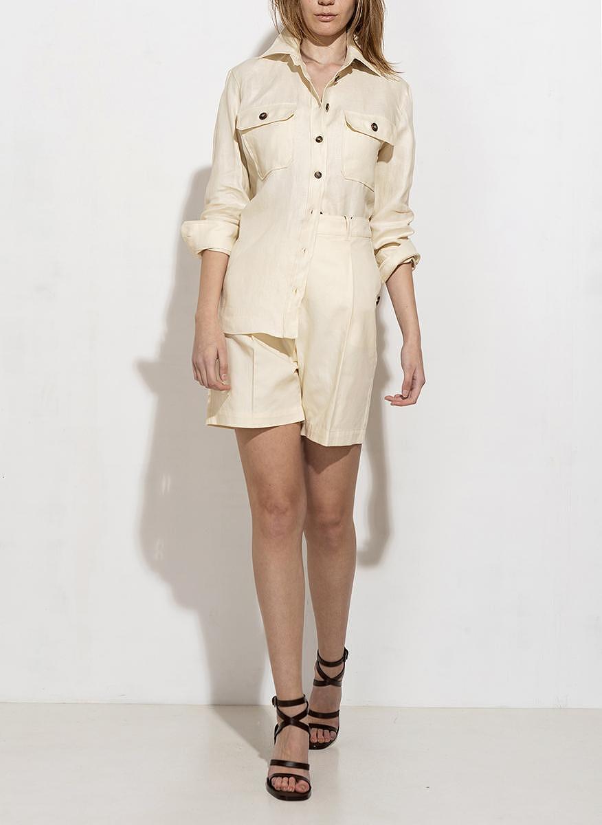 Риза от лен Weekend Max Mara Valda