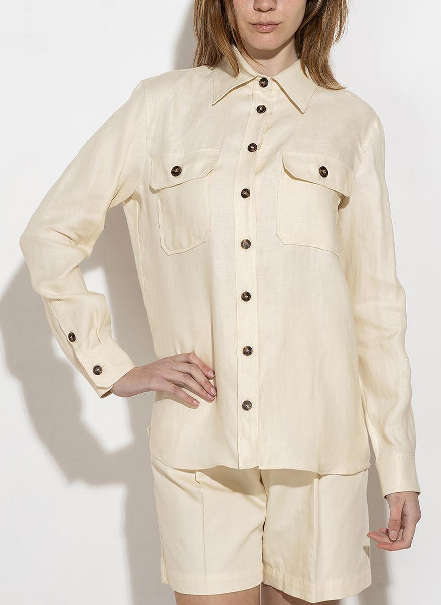 Риза от лен Weekend Max Mara Valda