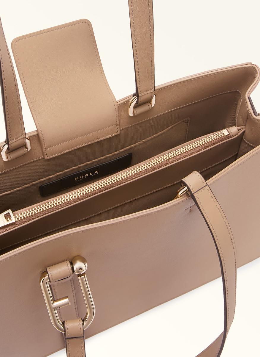 Чанта Furla Nuvola Greige