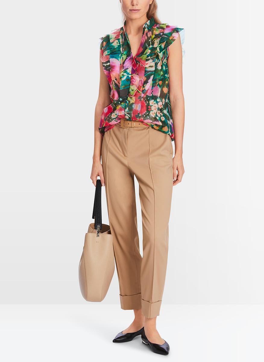 Блуза с волани 'Meadow flower' Marc Cain Collections
