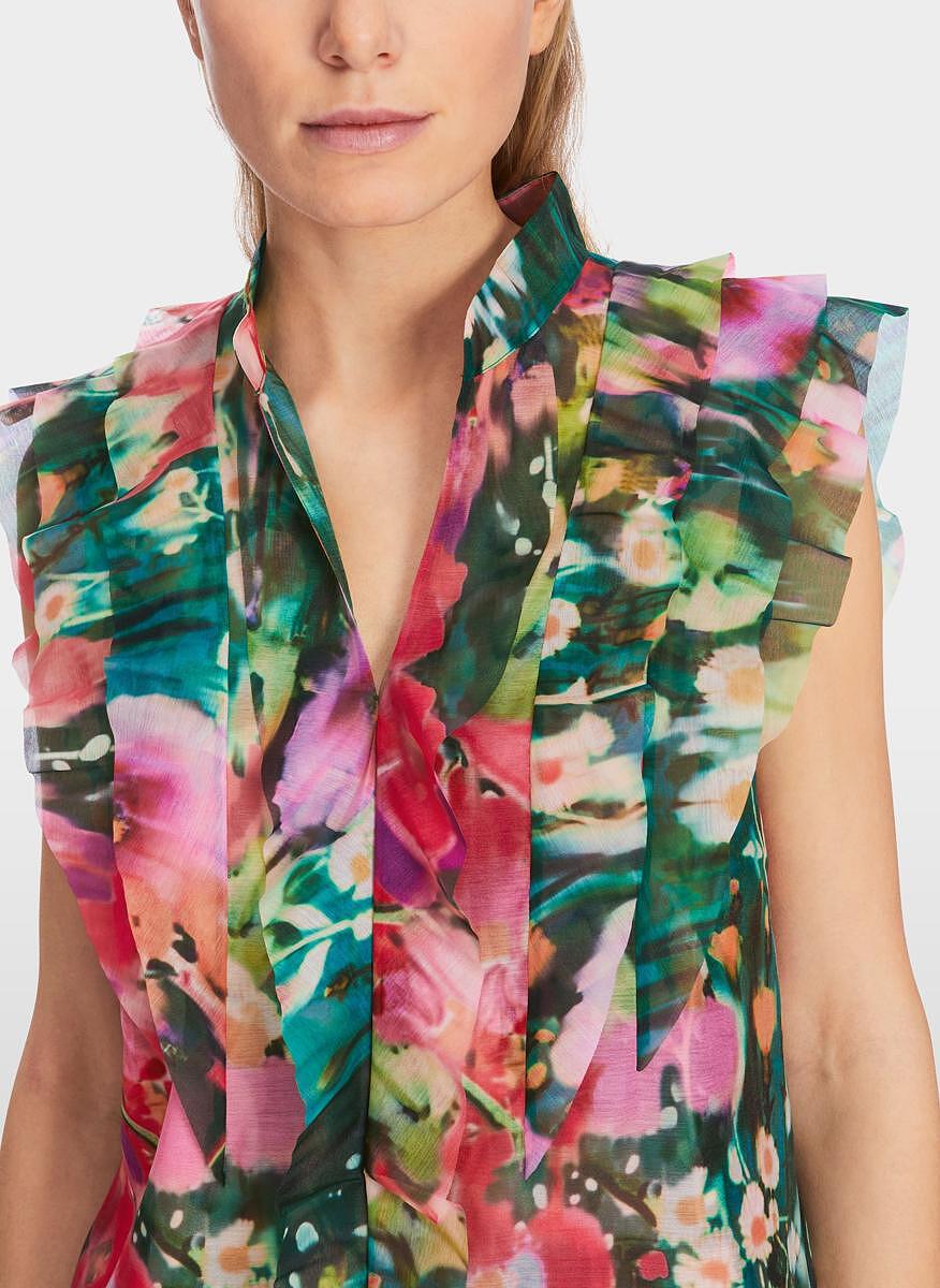 Блуза с волани 'Meadow flower' Marc Cain Collections