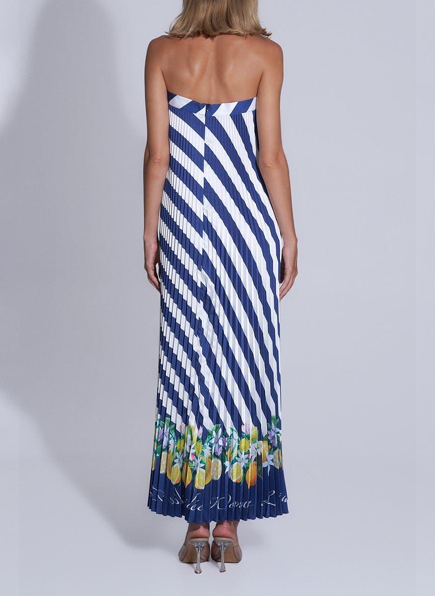 Дълга рокля с принт Palma dress L'idee Woman