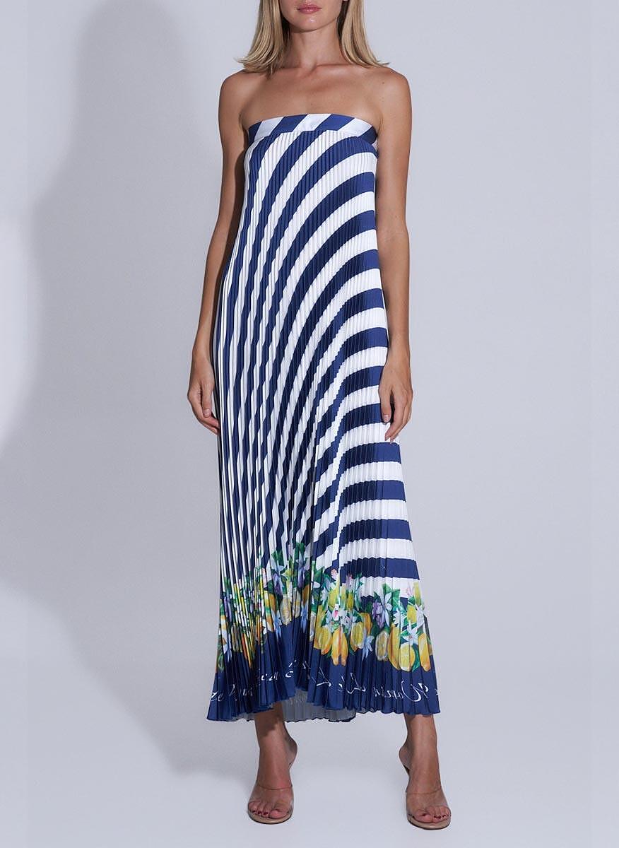 Дълга рокля с принт Palma dress L'idee Woman