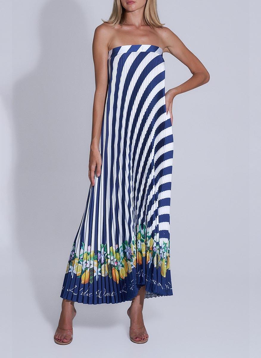 Дълга рокля с принт Palma dress L'idee Woman