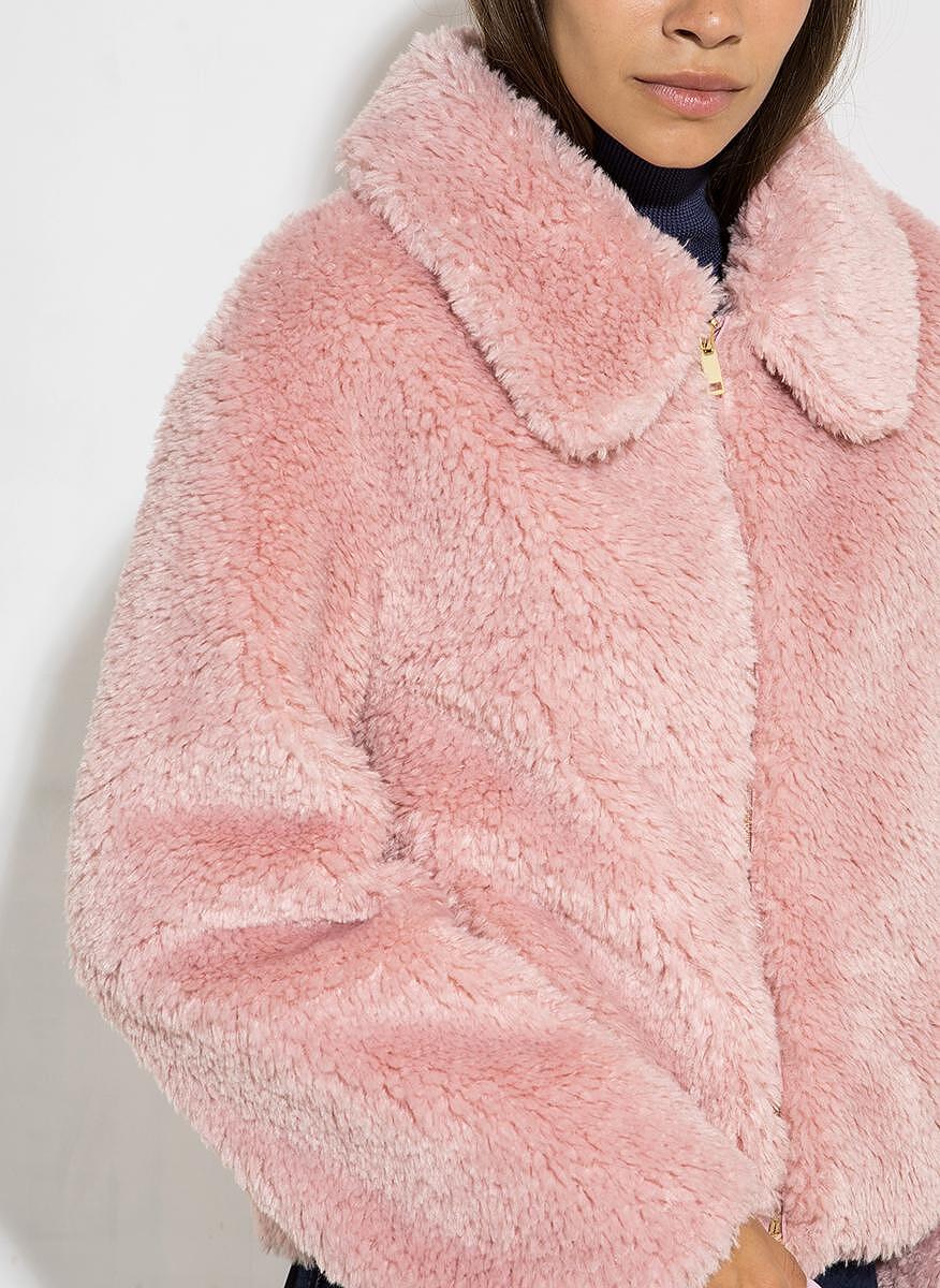 Късо палто 'fur' ефект Marella Bello