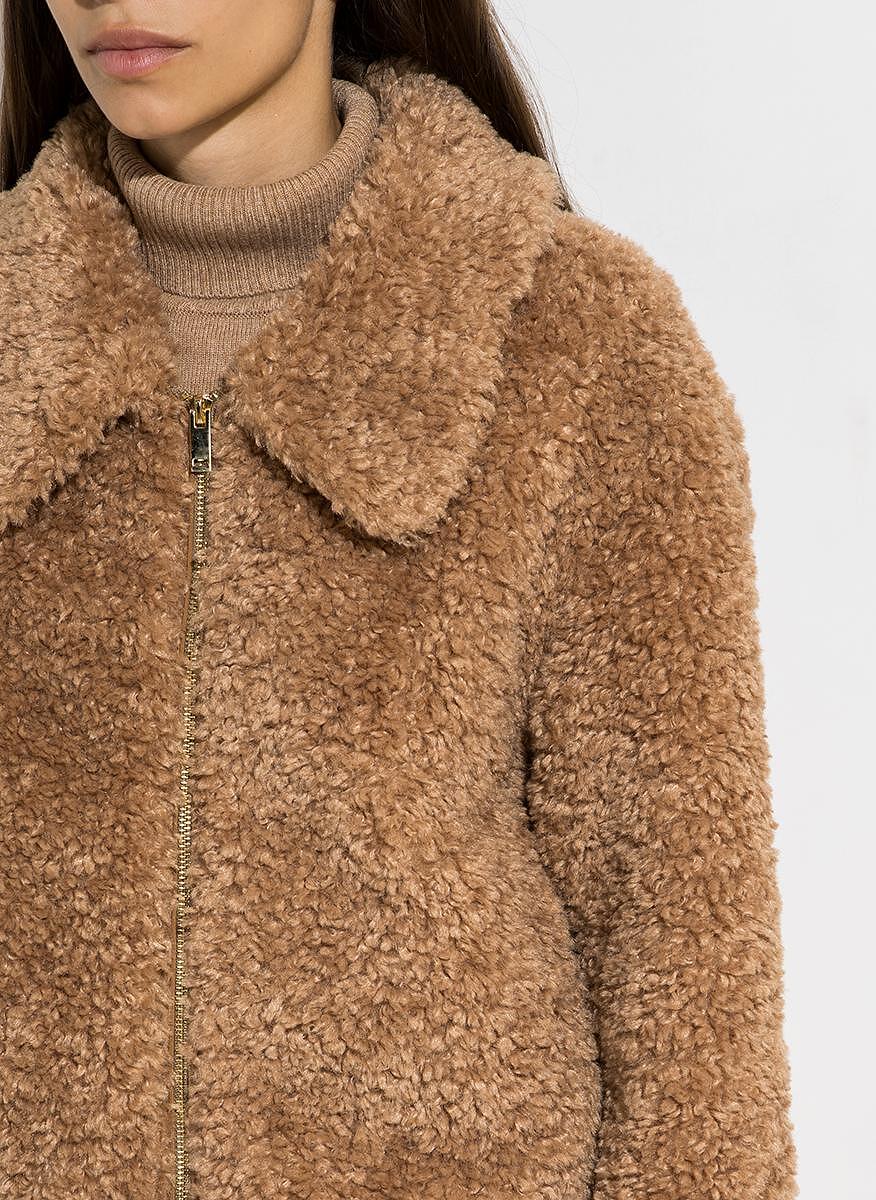 Късо палто 'fur' ефект Marella Bello