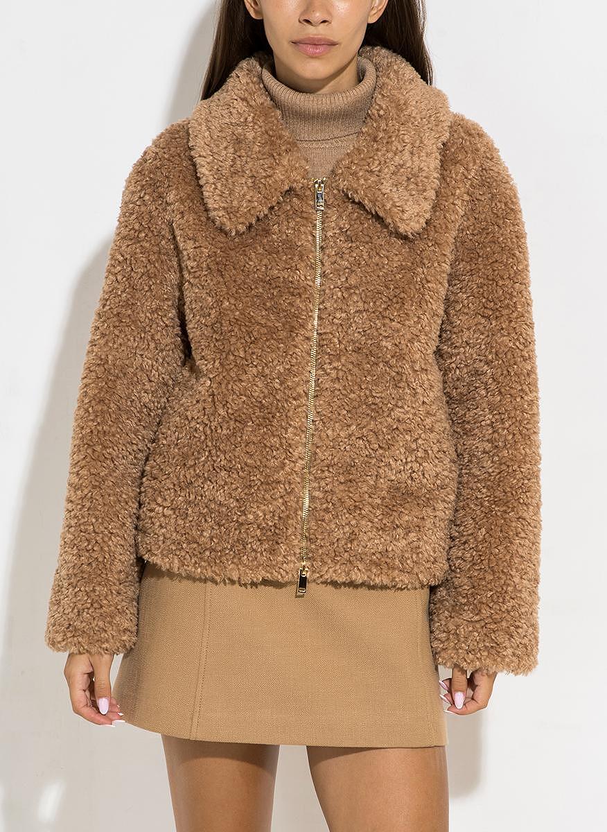 Късо палто 'fur' ефект Marella Bello