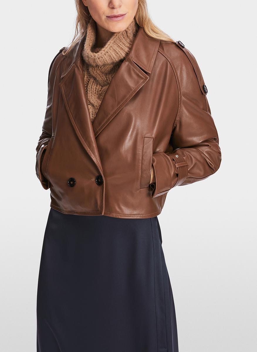 Късо кожено яке Marc Cain Collections