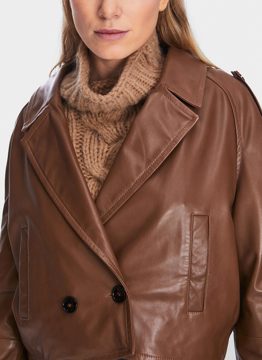 Късо кожено яке Marc Cain Collections