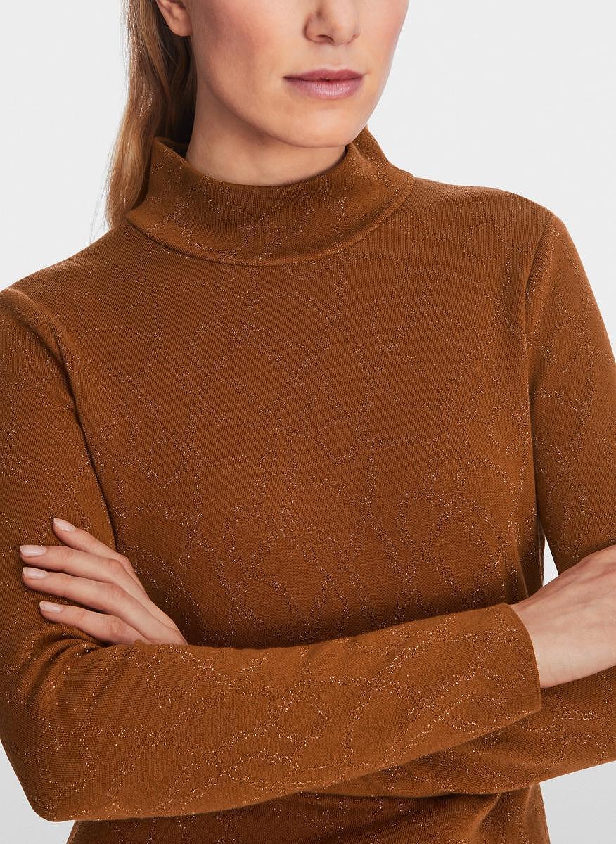 Блуза от фино плетиво с поло яка Marc Cain Collections