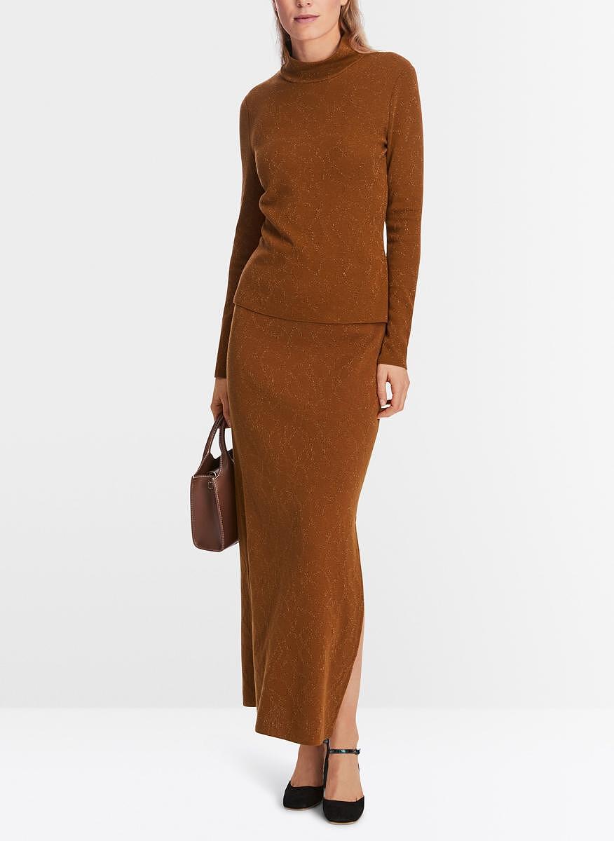 Блуза от фино плетиво с поло яка Marc Cain Collections